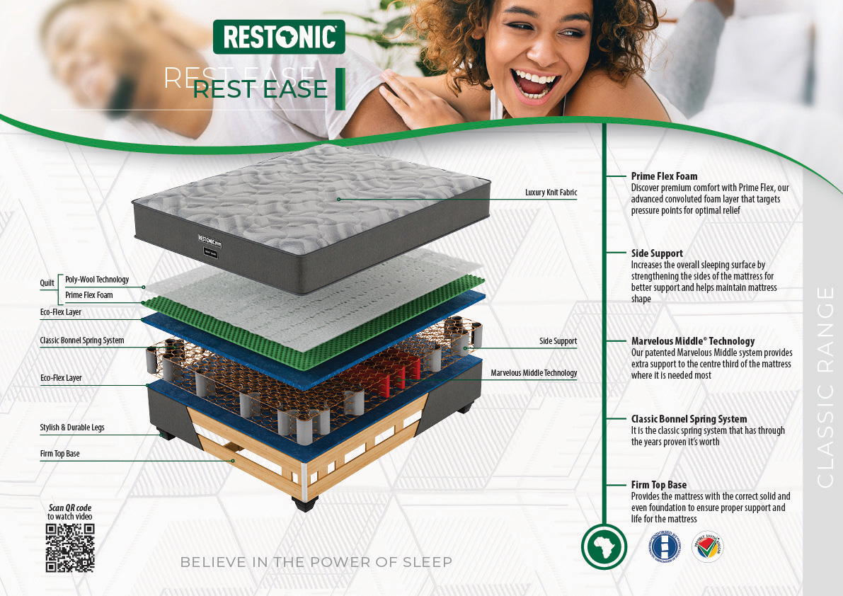 Restonic Rest Ease Bed